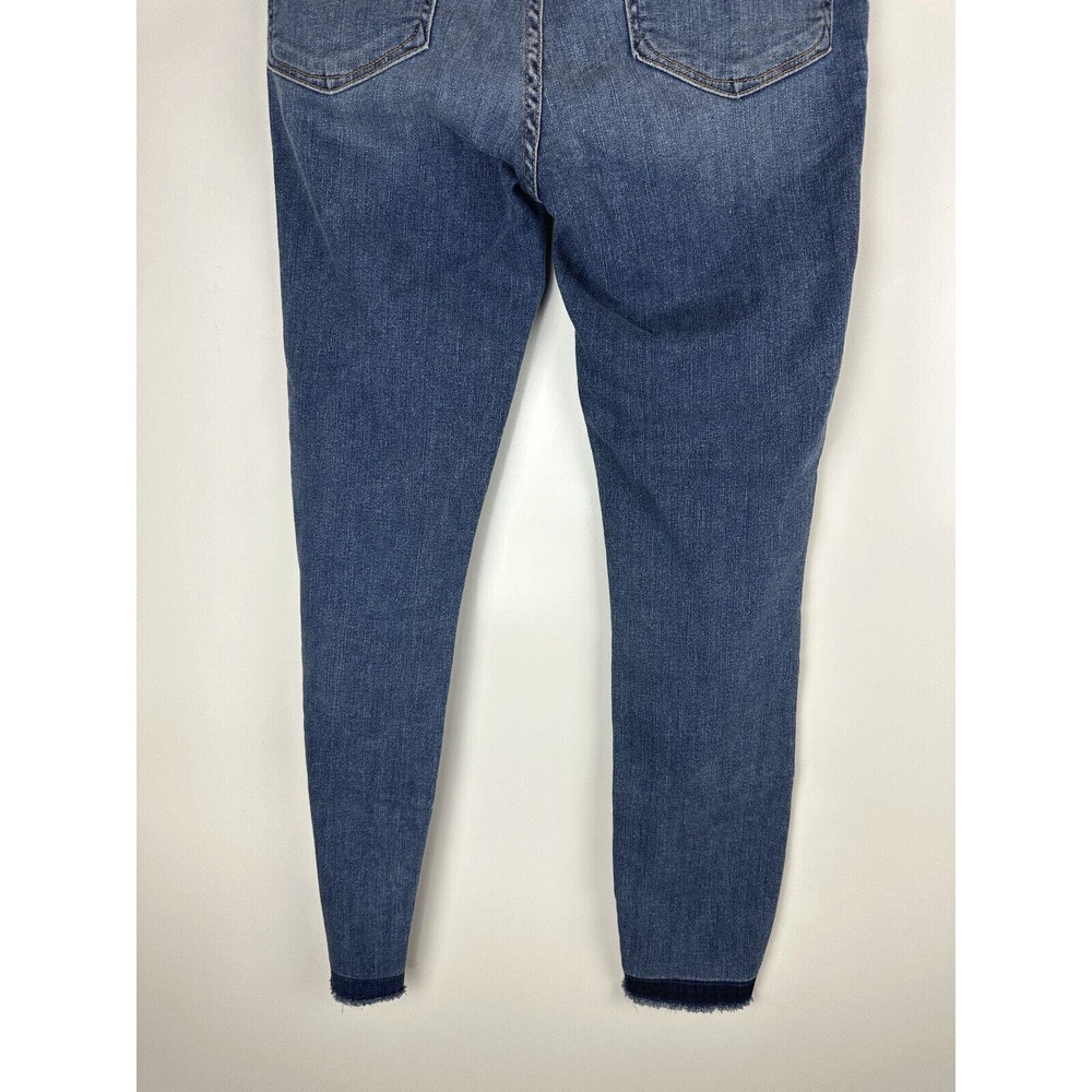 Good American Good Legs High Rise Split Hem Crop Skinny Jeans Womens Size 6 / 28 - Picture 12 of 13